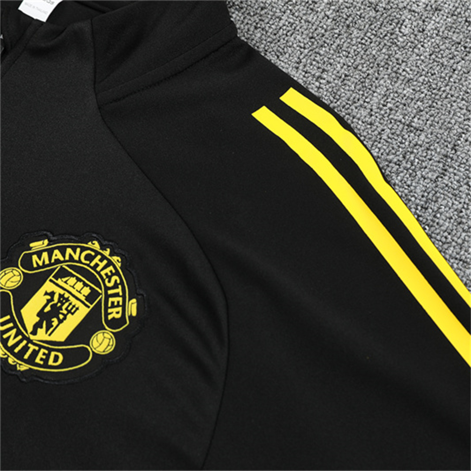 TKH-turbokithub-Manchester United 25-26 Kid Long Sleeves Training Set - Black Top & Black Pants