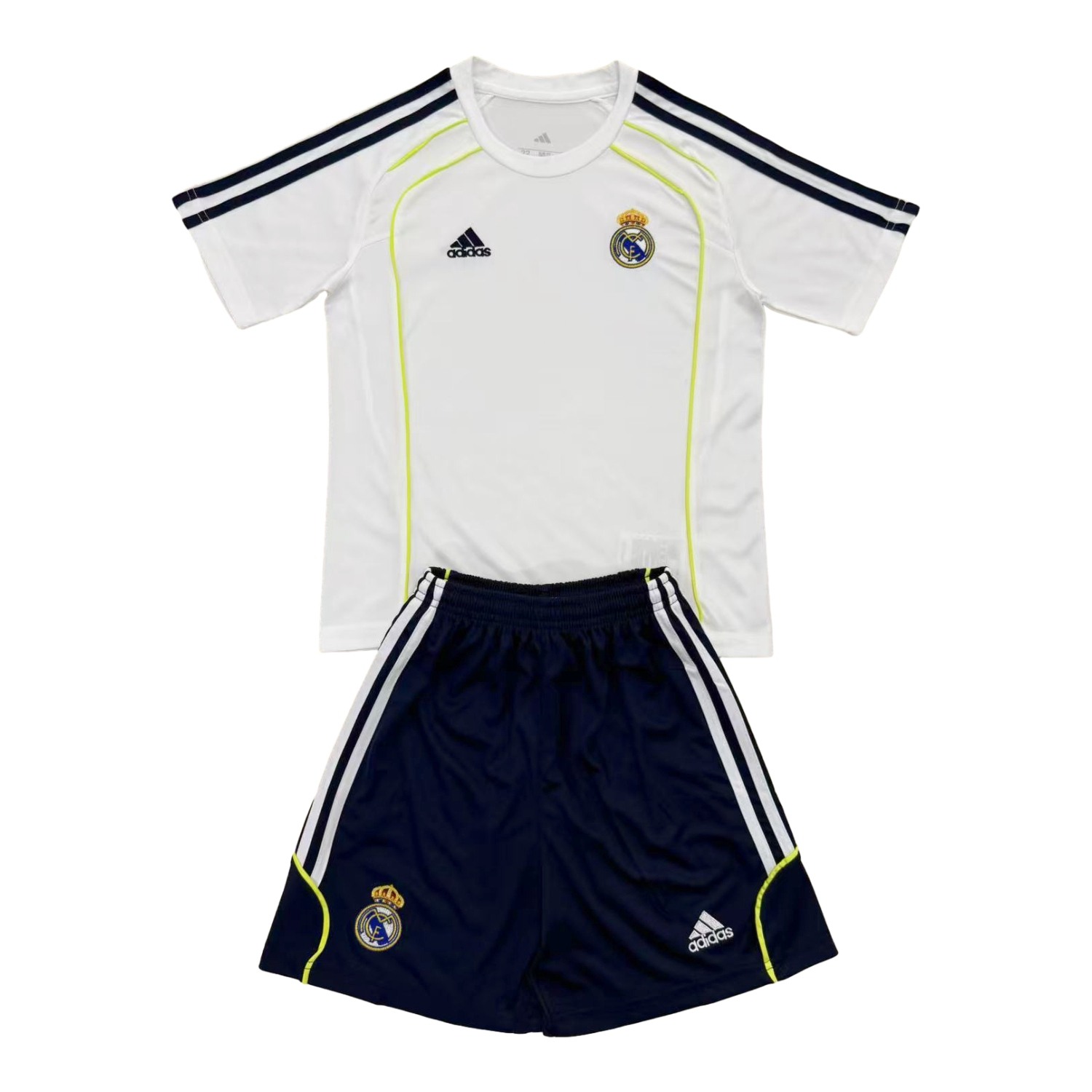 TKH-turbokithub-Real Madrid 25-26 T90 Throwback White Training Men's Adult Jersey Set - Fans Version