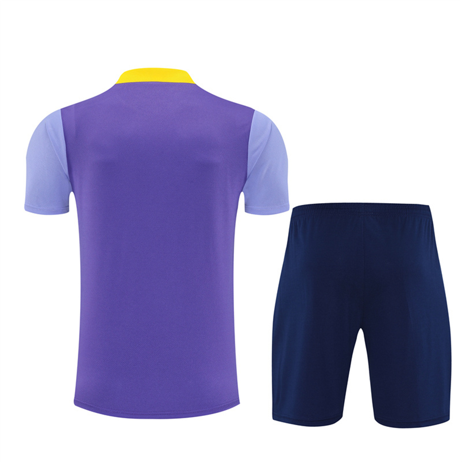 TKH-turbokithub-Atletico Madrid 25-26 Kids Short-Sleeve Training Set - Purple Top & Royal Blue shorts