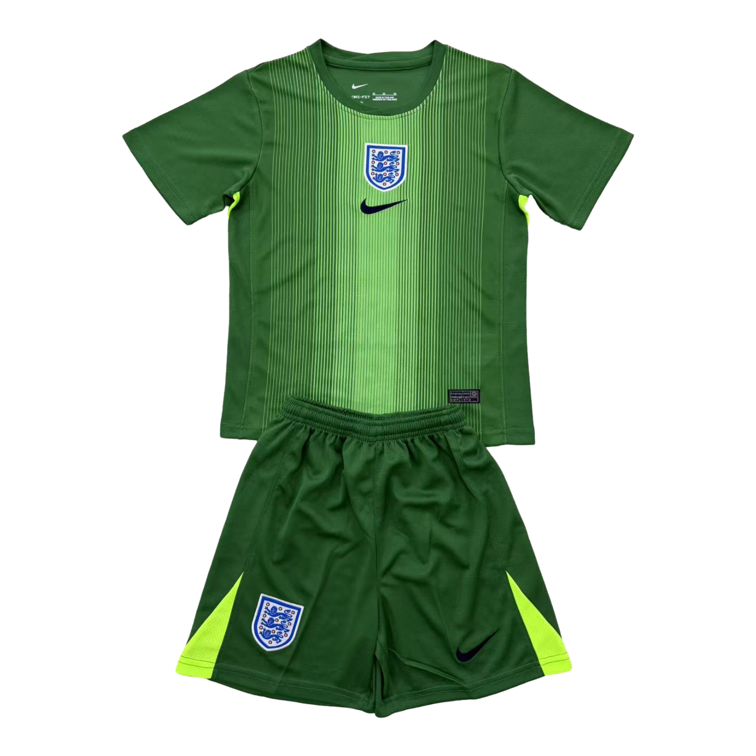 TKH-turbokithub-England 25-26 Green Goalkeeper Men's Adult Jersey Set - Fans Version