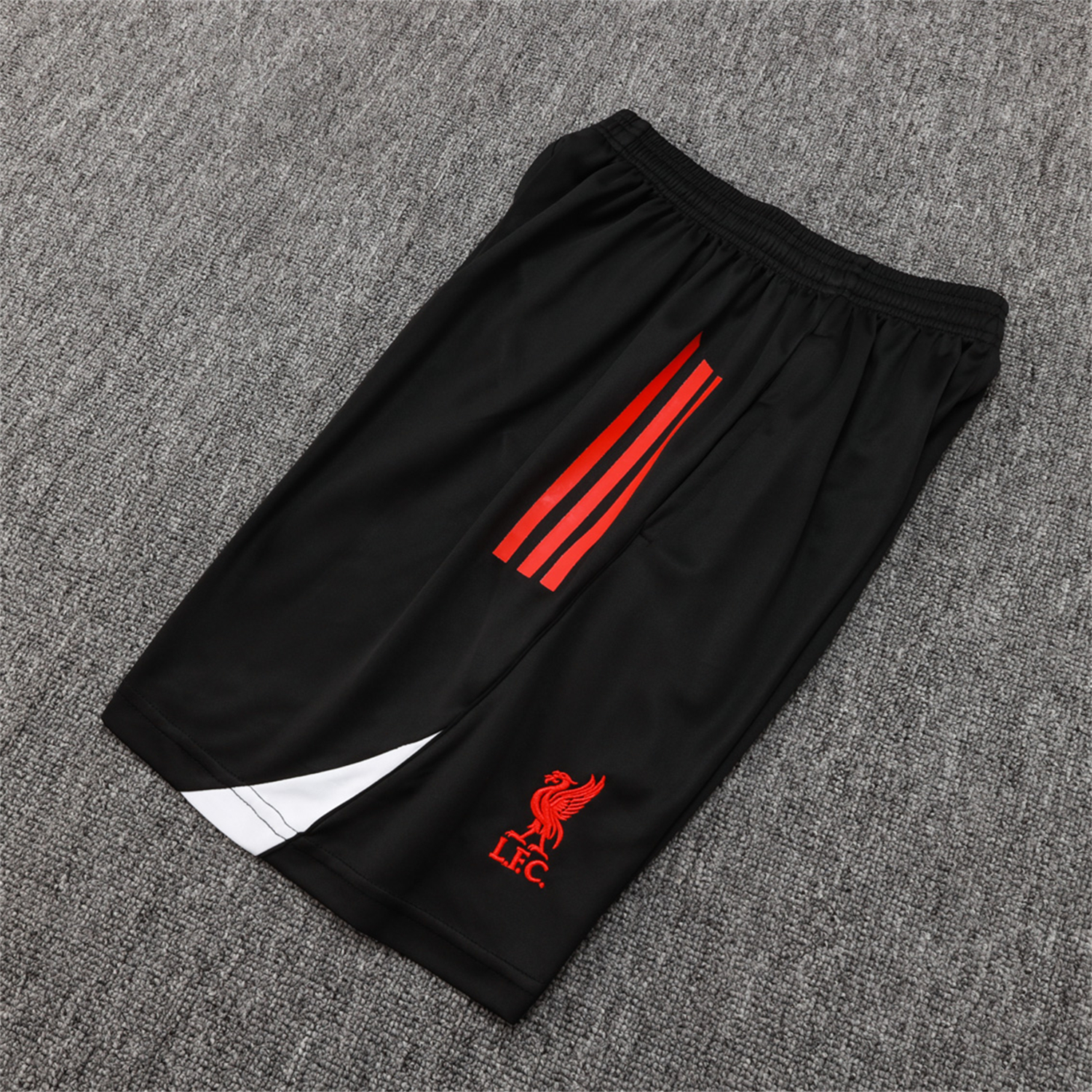 TKH-turbokithub-Liver.pool 25-26 Vest Training Set - Black Vest & Black Shorts