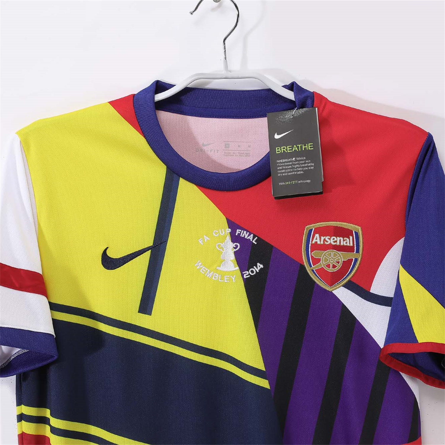 TKH-turbokithub-Retro Arsenal 2014 FA CUP Trophy Commemorative Jersey