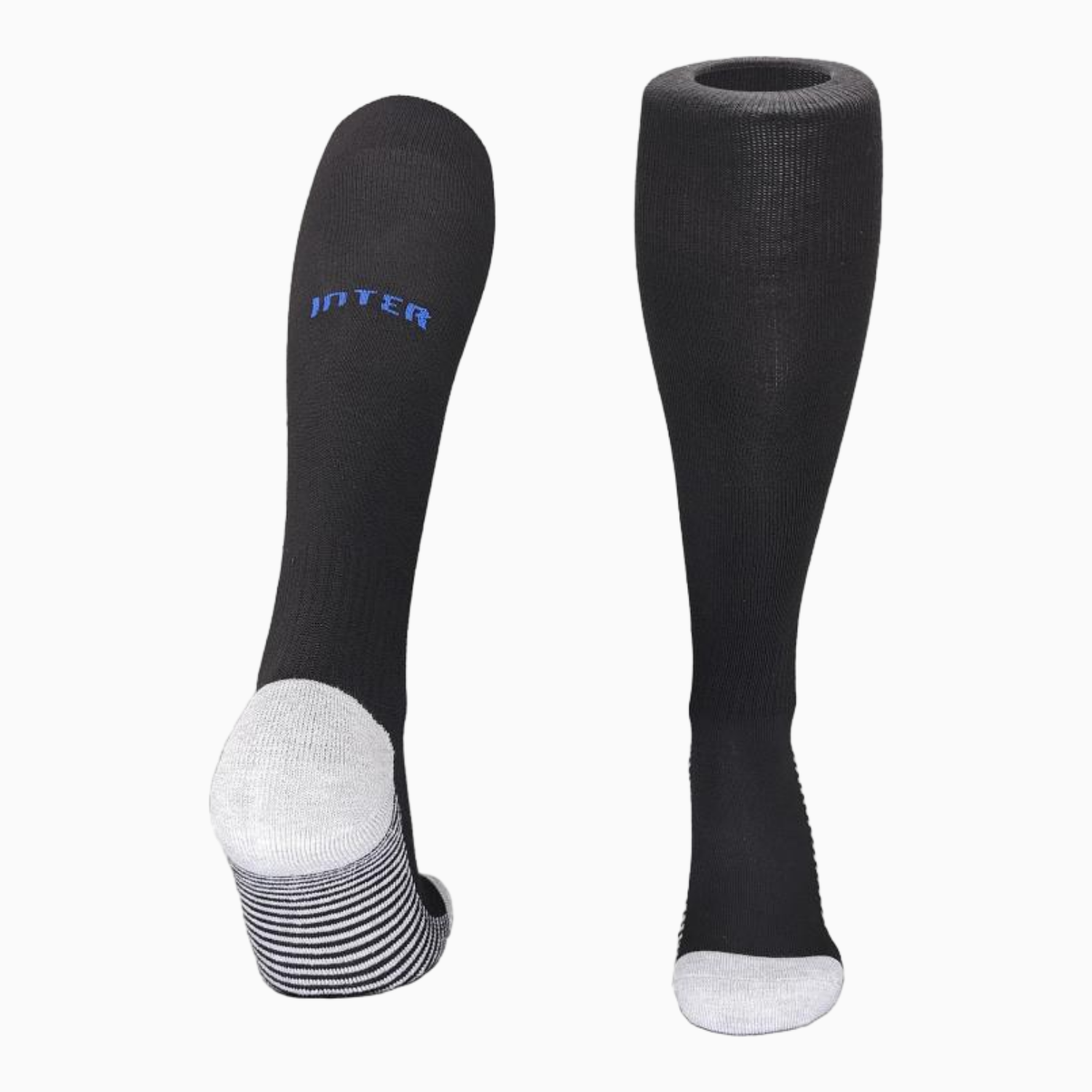 TKH-turbokithub-Inter Milan 25-26 Home Socks - Black & Blue Logo