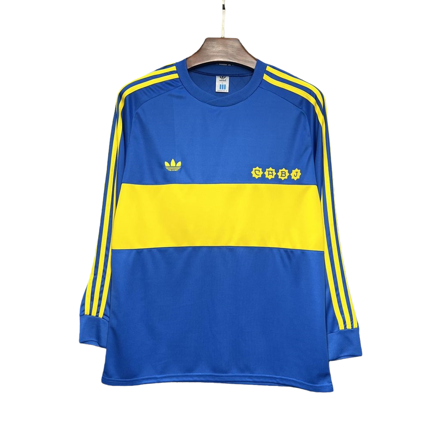 TKH-turbokithub-Retro Boca Juniors 1981-82 Home Long Sleeve Jersey