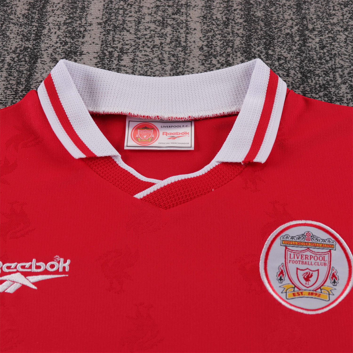 TKH-turbokithub-Retro Liver.pool 1996-97 Home Kids Kit