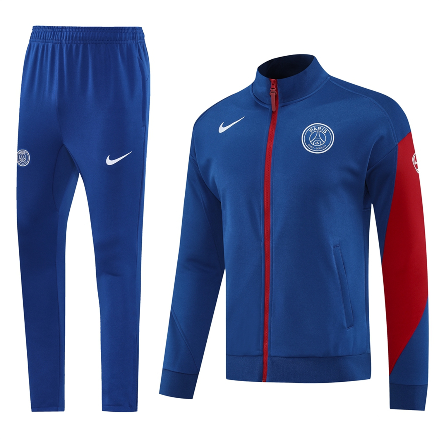 TKH-turbokithub-Paris Saint-Germain PSG 25-26 Jacket Training Tracksuit - Blue Jackets and Pants