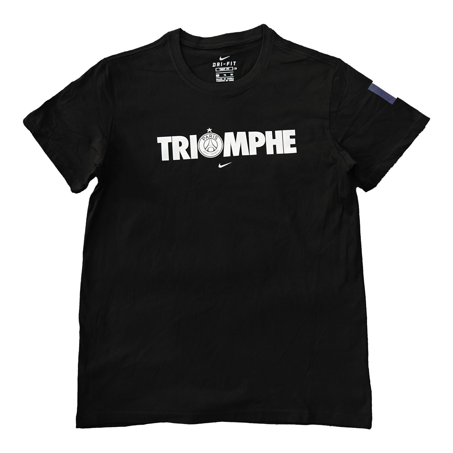 TKH-turbokithub-Paris Saint-Germain PSG 2025 Champions League Commemorative Black T-shirt