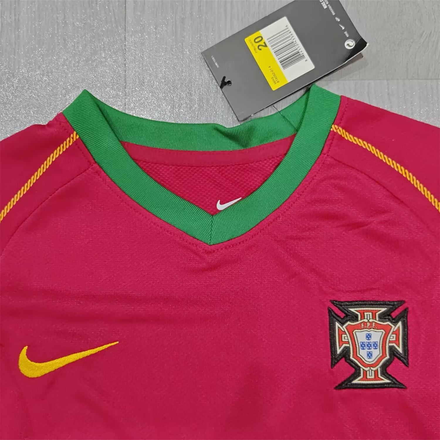 TKH-turbokithub-Retro Portugal 2006 Home Kids Kit