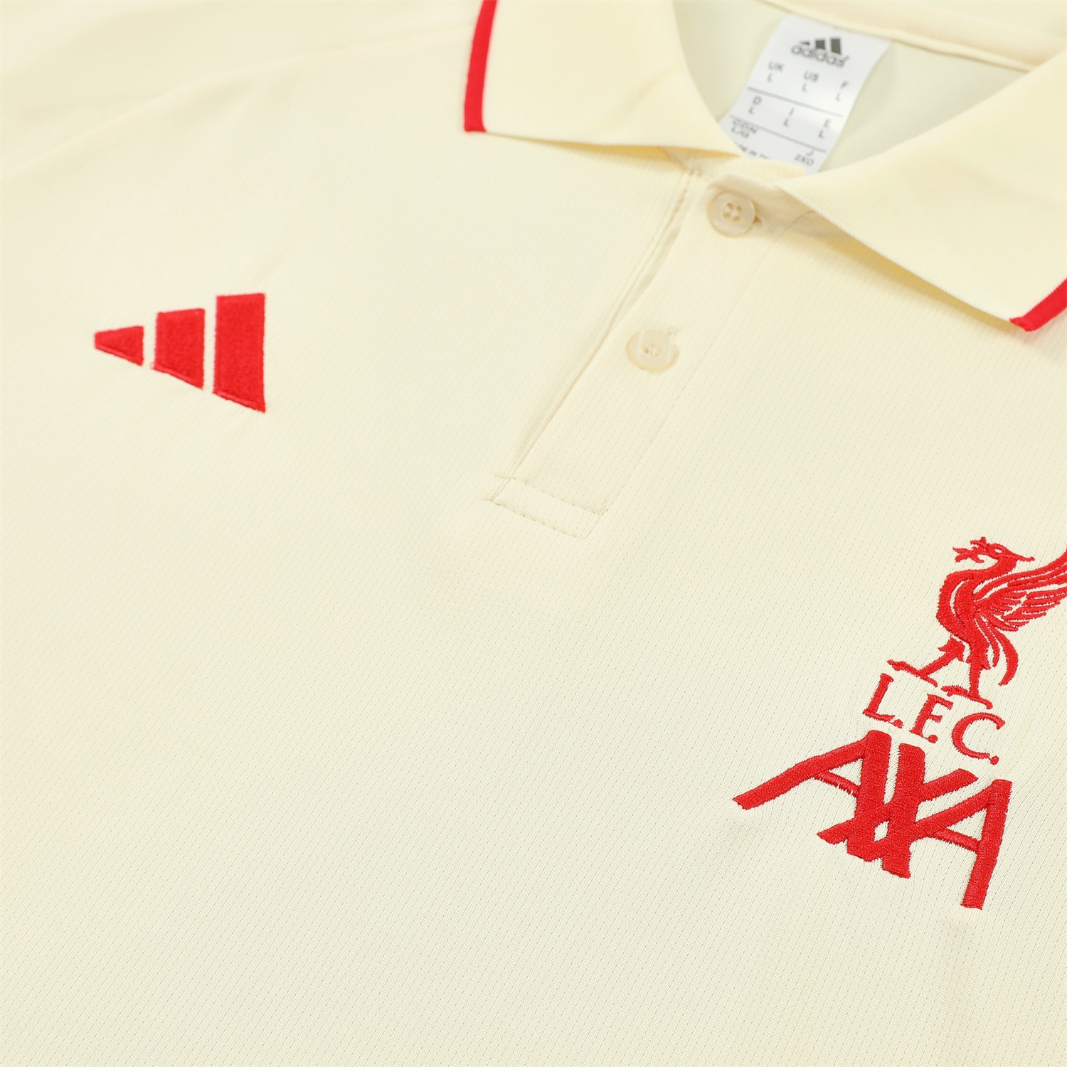 TKH-turbokithub-Liver.pool 25-26 POLO Short-Sleeve Training Set - White Top and Black Pants