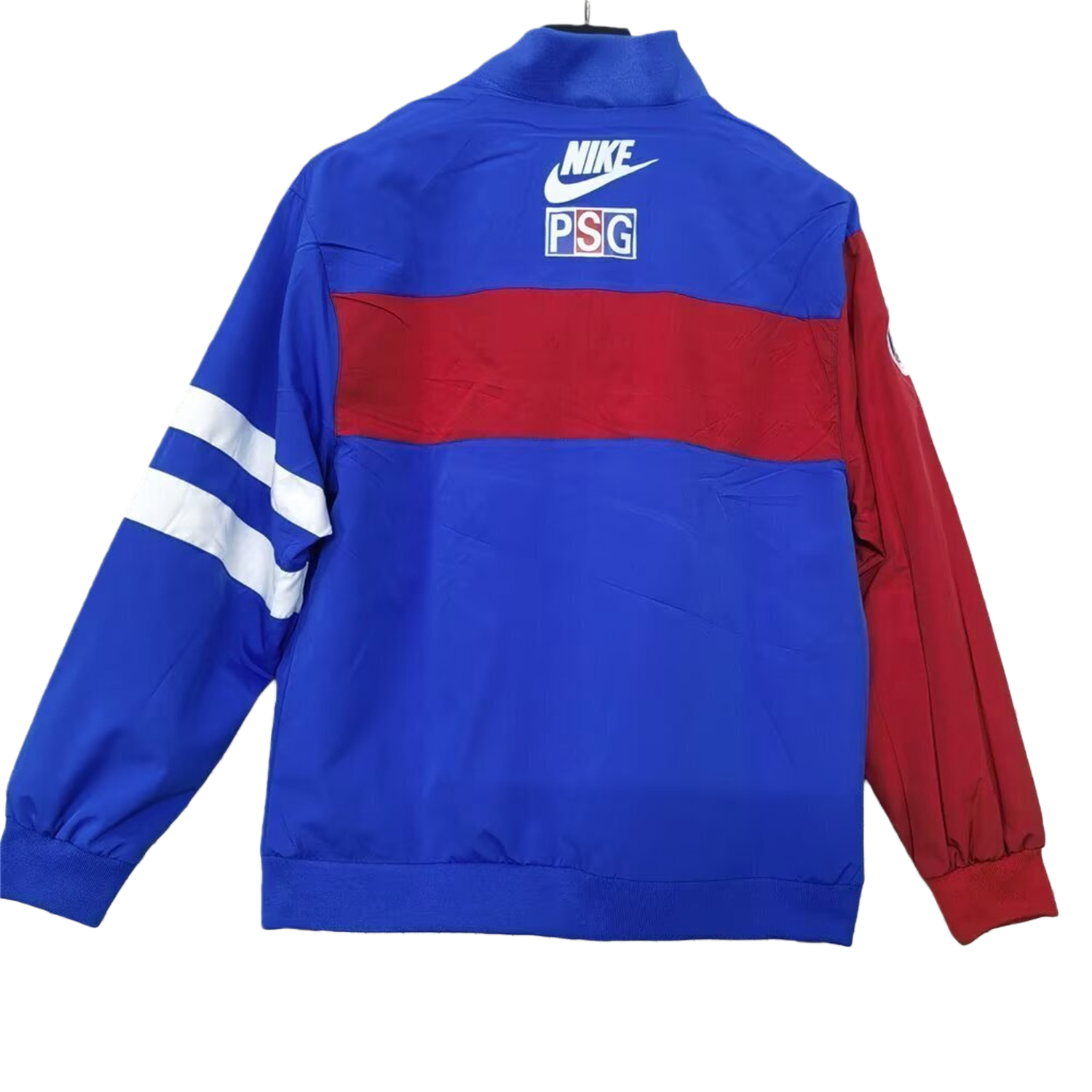 TKH-turbokithub-Retro Paris Saint-Germain PSG 1996-97 Red Blue Windbreaker Jacket