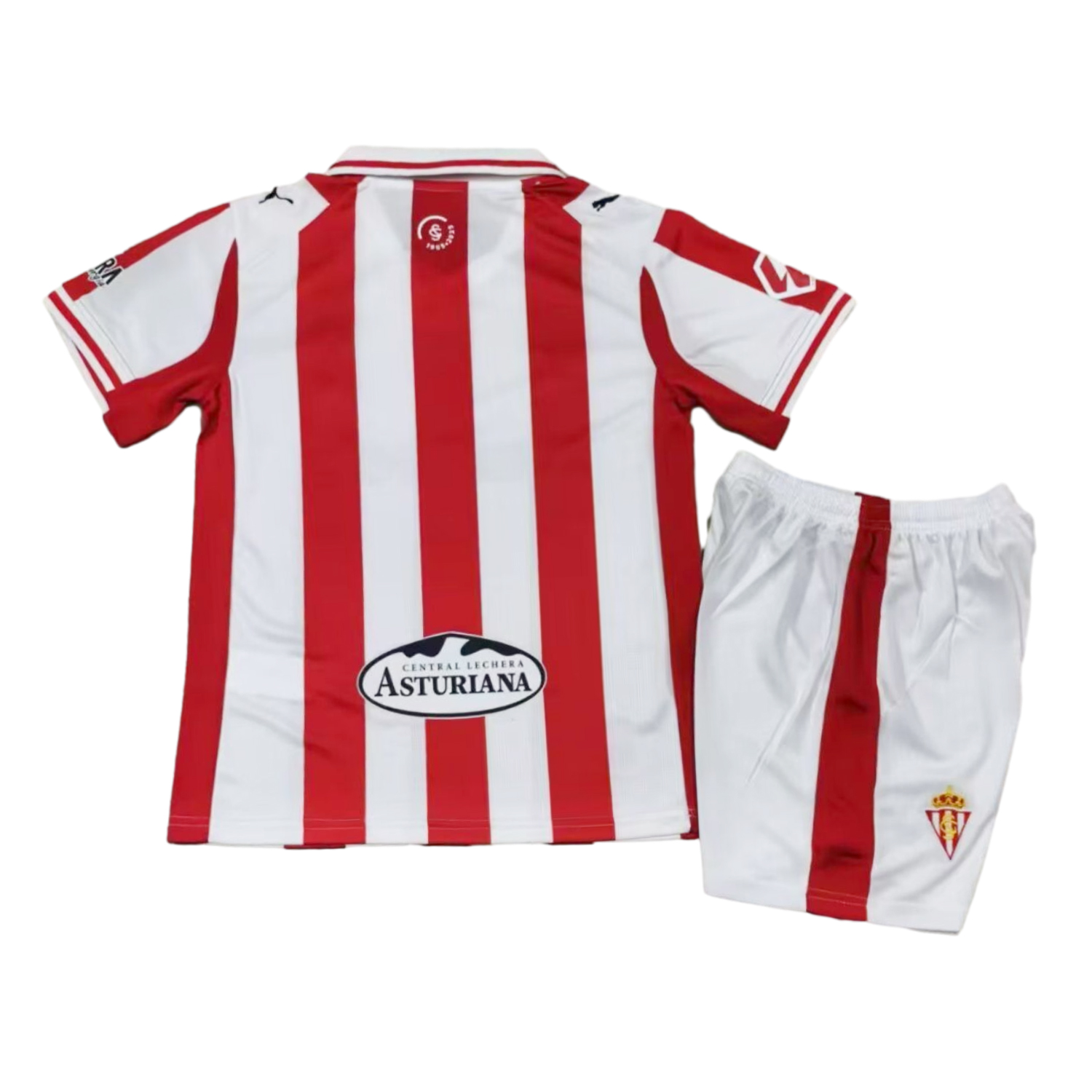 TKH-turbokithub-Sporting Gijon 25-26 Home Kids Kit