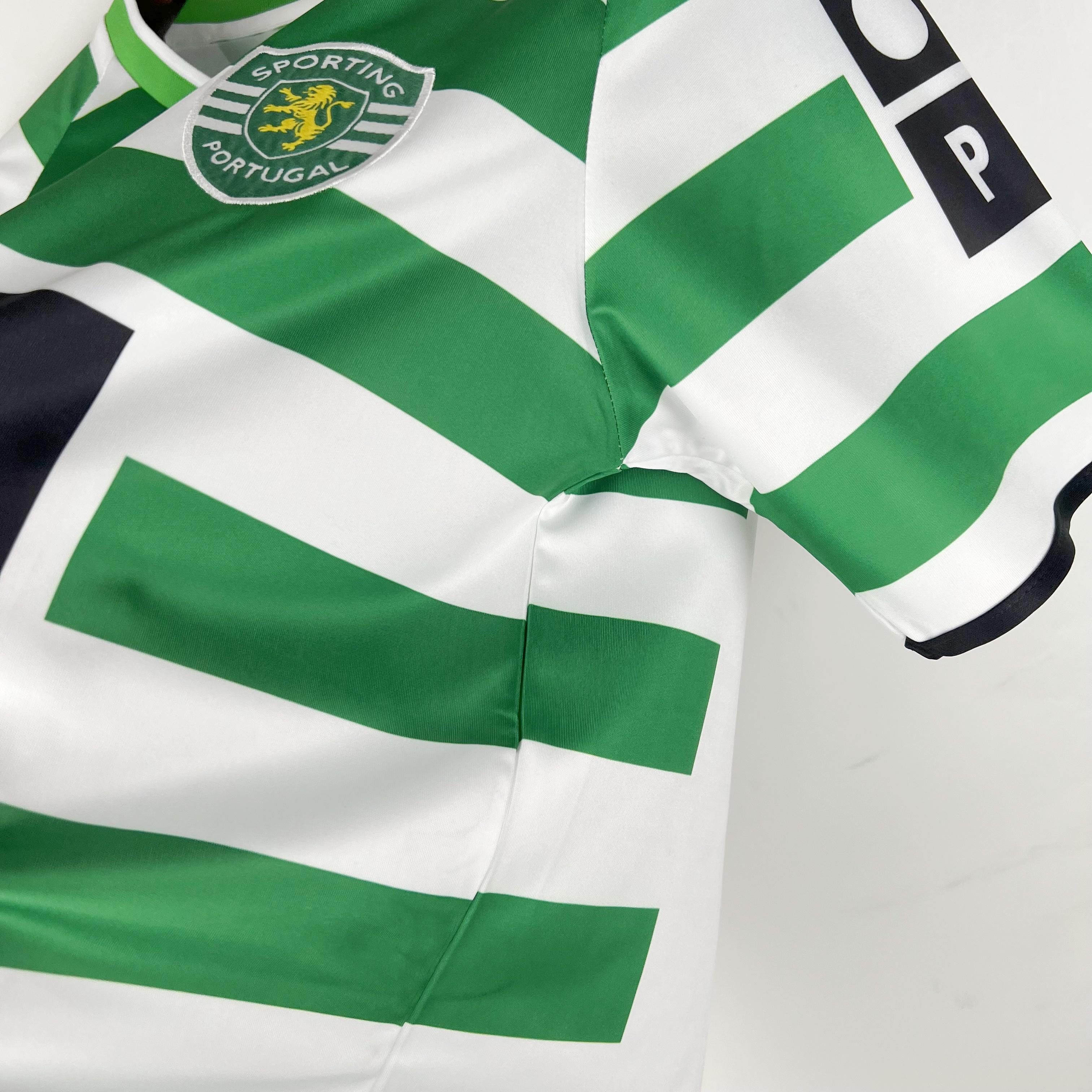 TKH-turbokithub-Retro Sporting CP 03-04 Home Stadium Jersey
