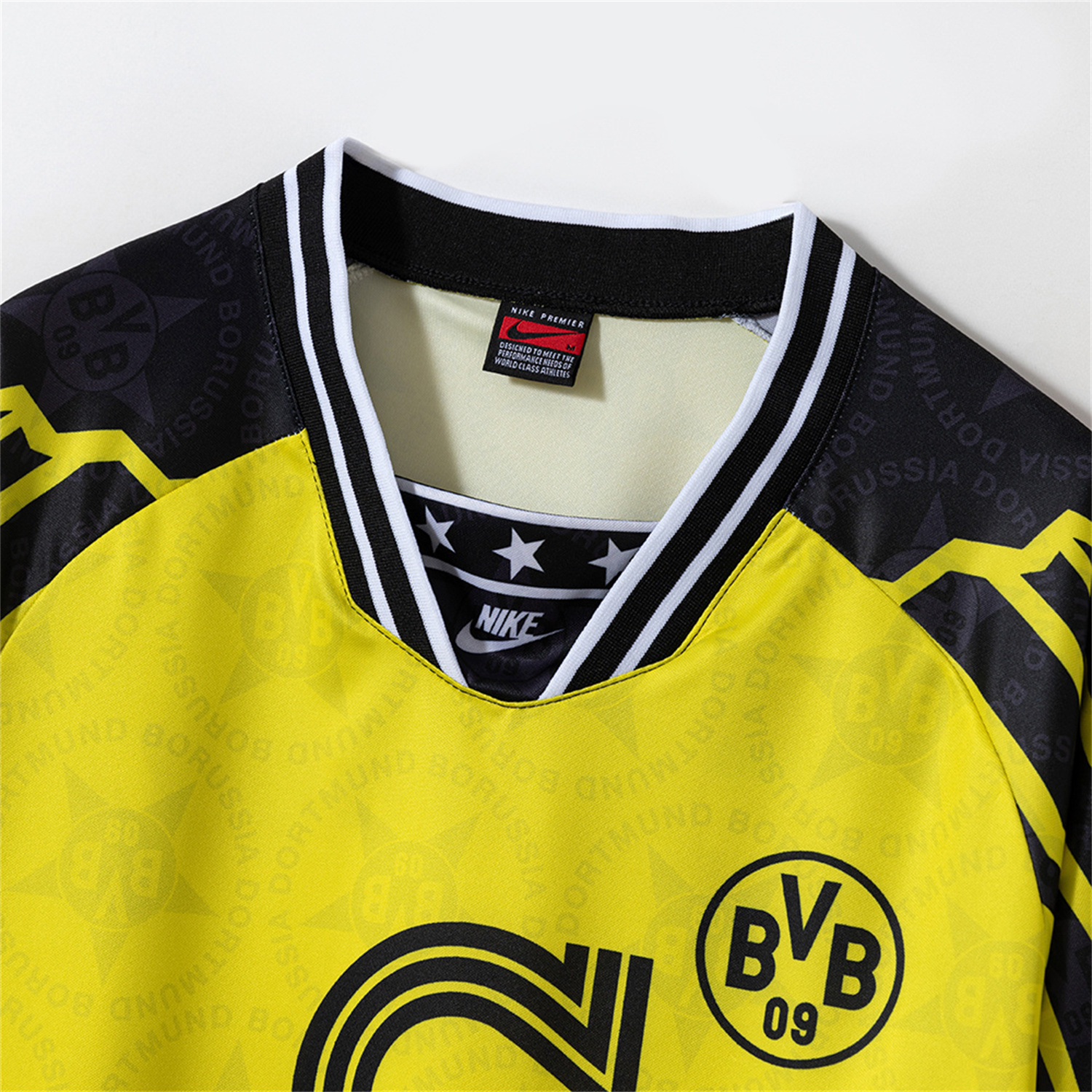 TKH-turbokithub-Retro Dortmund 1994-95 Home Jersey