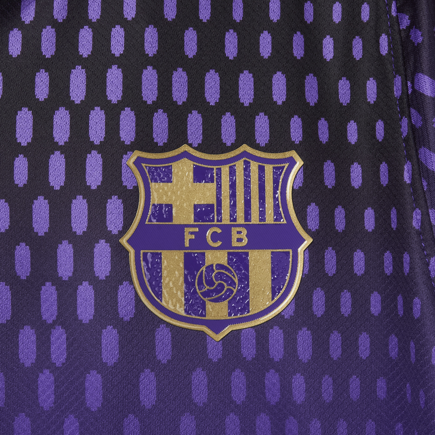 TKH-turbokithub-Barcelona 26-27 Away Purple-Black Gradient Jersey - Fans Version