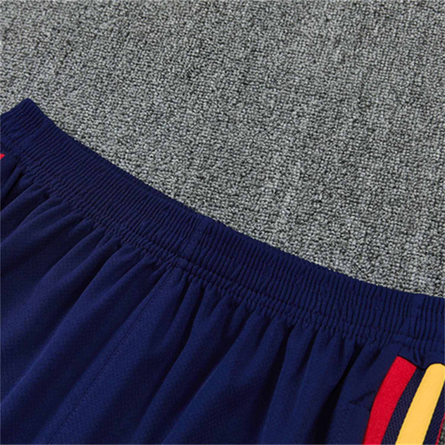 TKH-turbokithub-Spain 2026 Short-Sleeve Training Set - Royal Blue And Yellow Top & Royal Blue Shorts
