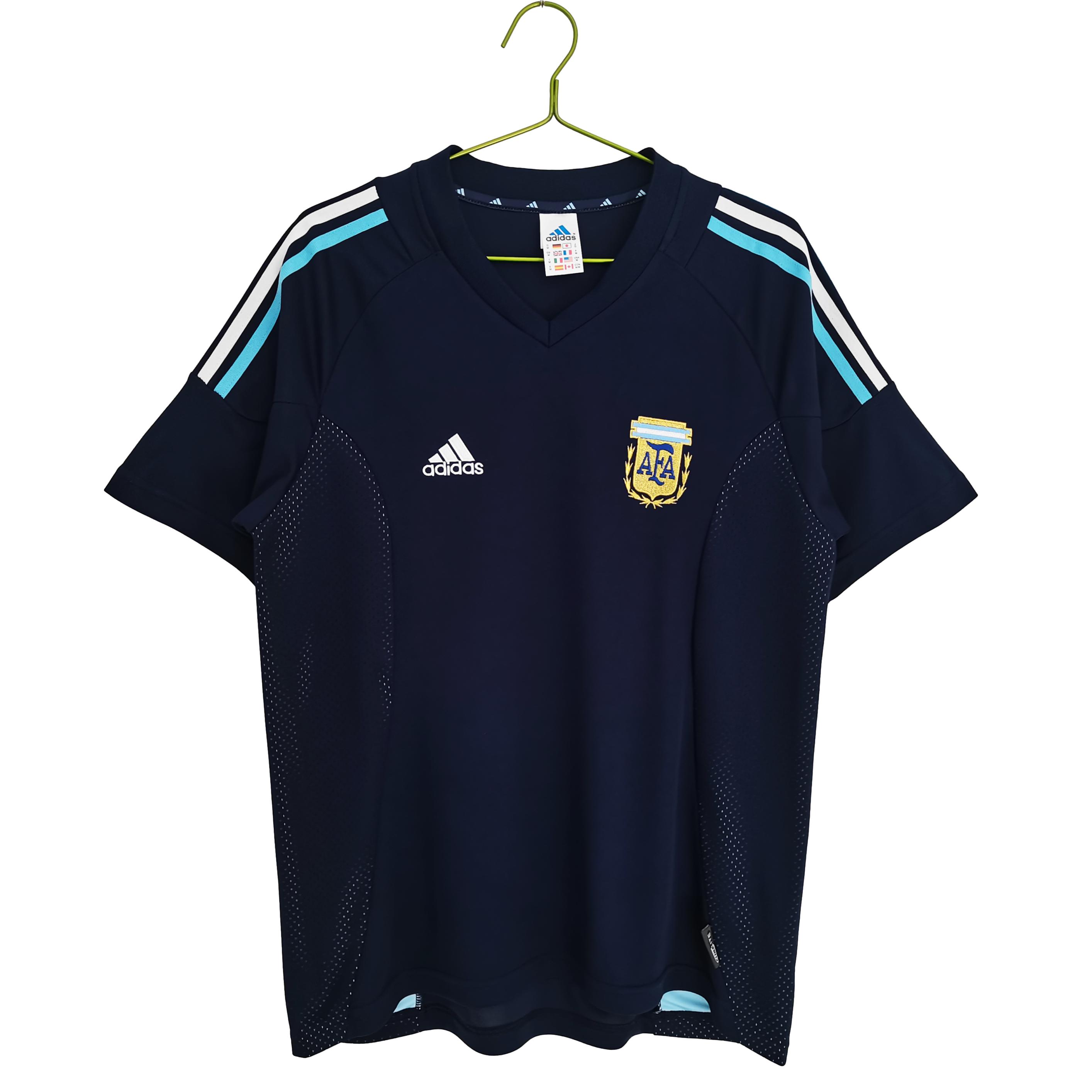 TKH-turbokithub-Retro Argentina 2002 Away Stadium Jersey