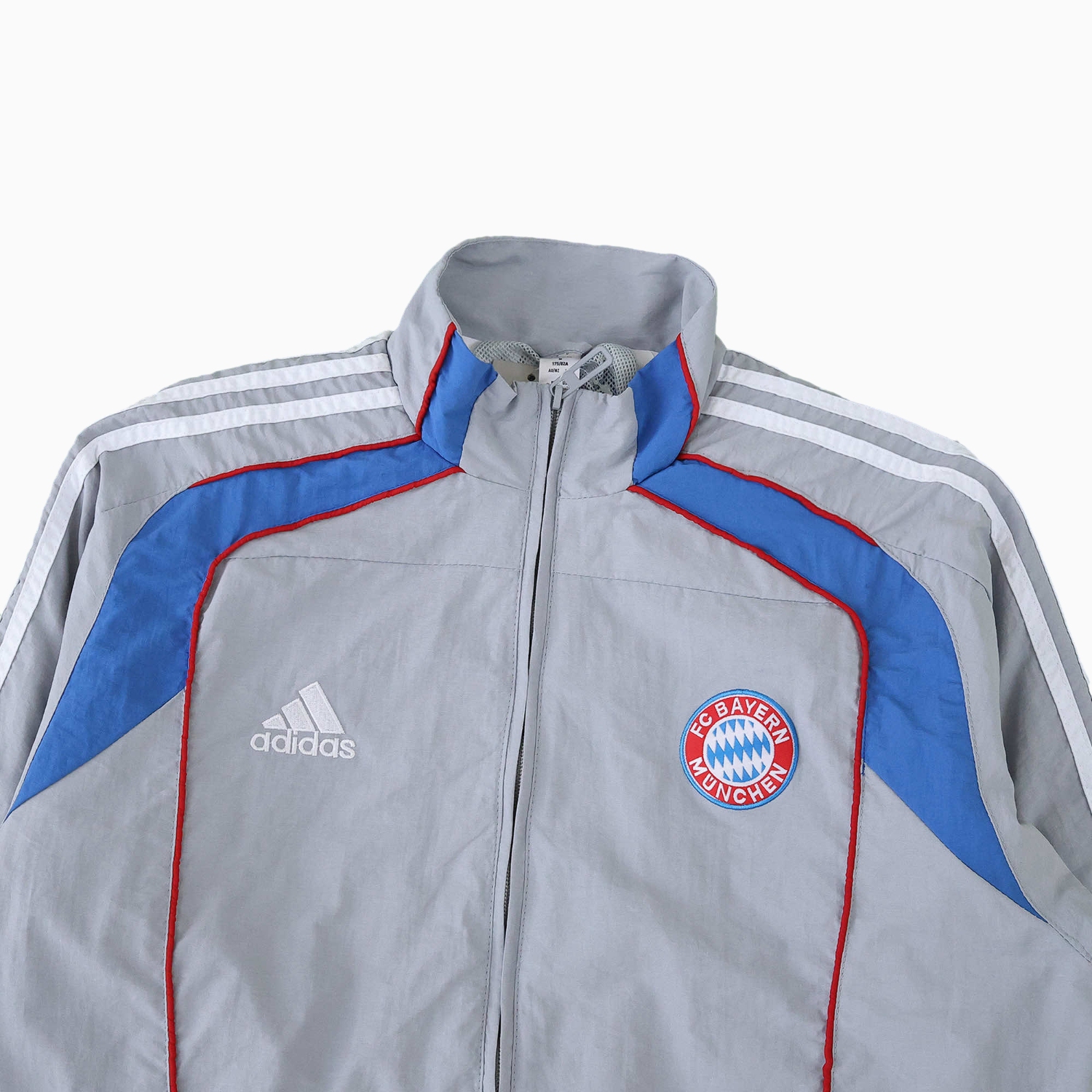 TKH-turbokithub-Bayern Munich 25-26 Grey Throwback Windbreaker Jacket - Grey