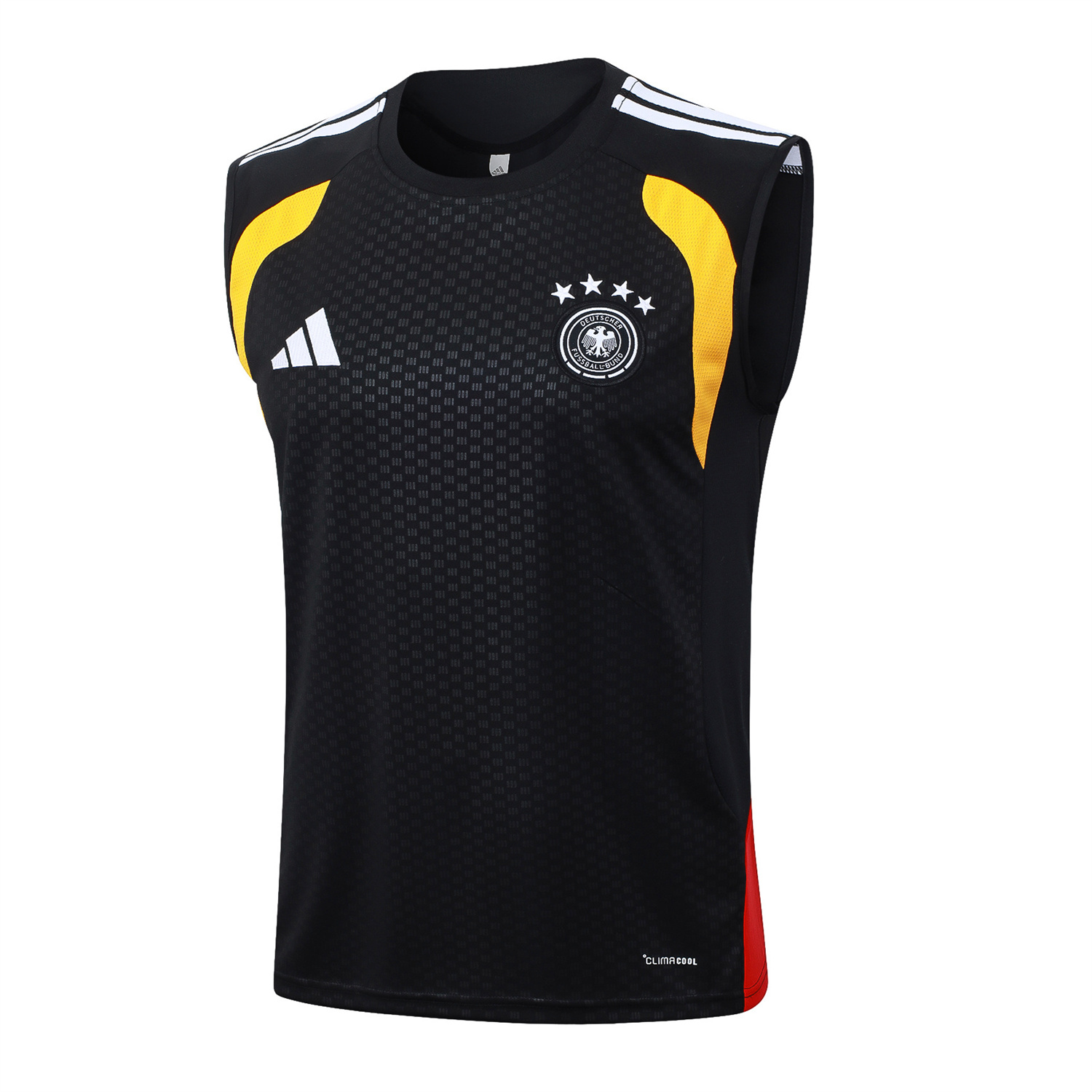 TKH-turbokithub-Germany 2026 Vest Training Set - Black Vest and Black Shorts