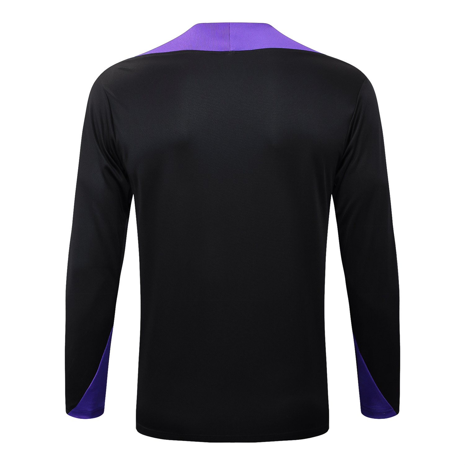 TKH-turbokithub-Barcelona X KB 25-26 Long Sleeve Training Set - Black Top with Purple Badge and Black Pants