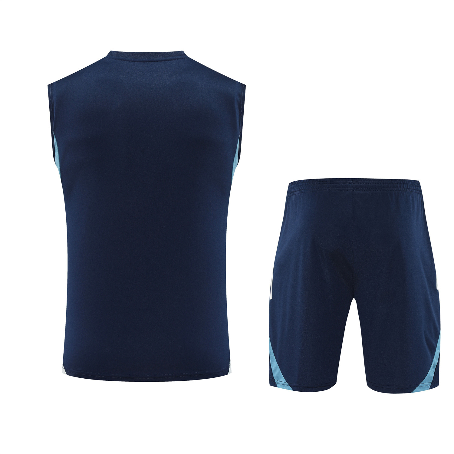 TKH-turbokithub-Arsenal 25-26 Vest Training Set - Deep Blue Vest and Shorts