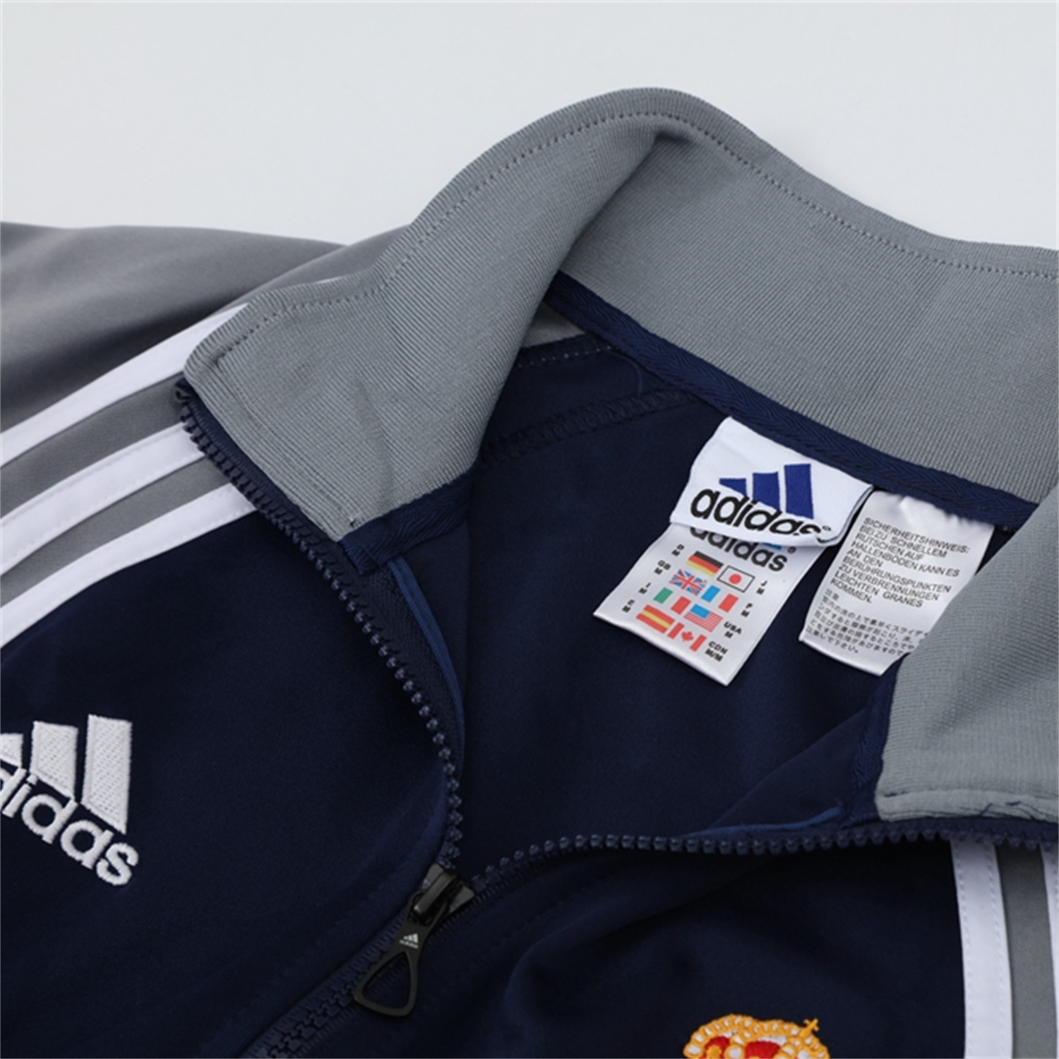TKH-turbokithub-Real Madrid 25-26 Jacket Training Tracksuit - Blue Grey Jackets & Pants