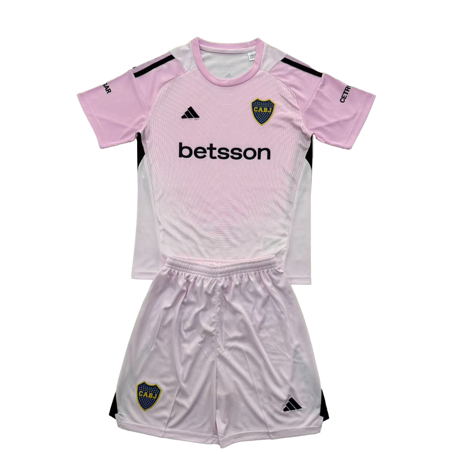 TKH-turbokithub-Boca Juniors 25-26 Pink Goalkeeper Men's Adult Jersey Set - Fans Version