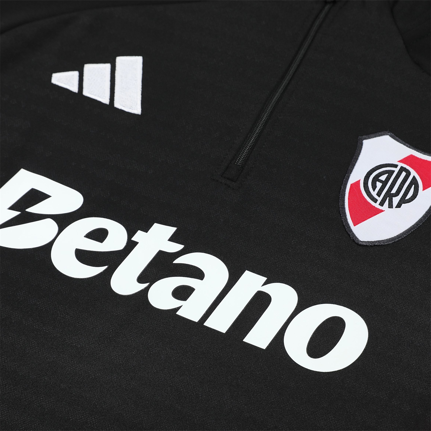 TKH-turbokithub-River Plate 25-26 Long Sleeves Training Set - Black With Red Top & Black Pants