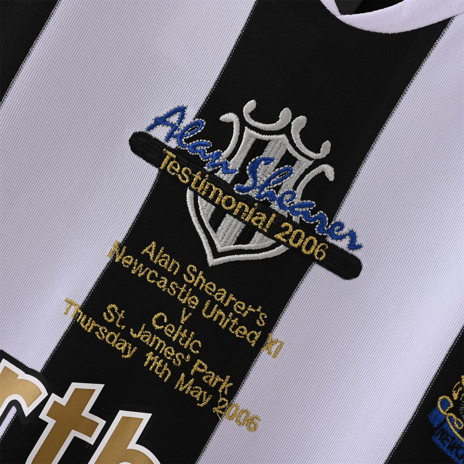 TKH-turbokithub-Retro Newcastle United 2006 Alan Shearer Testimonial Home Jersey