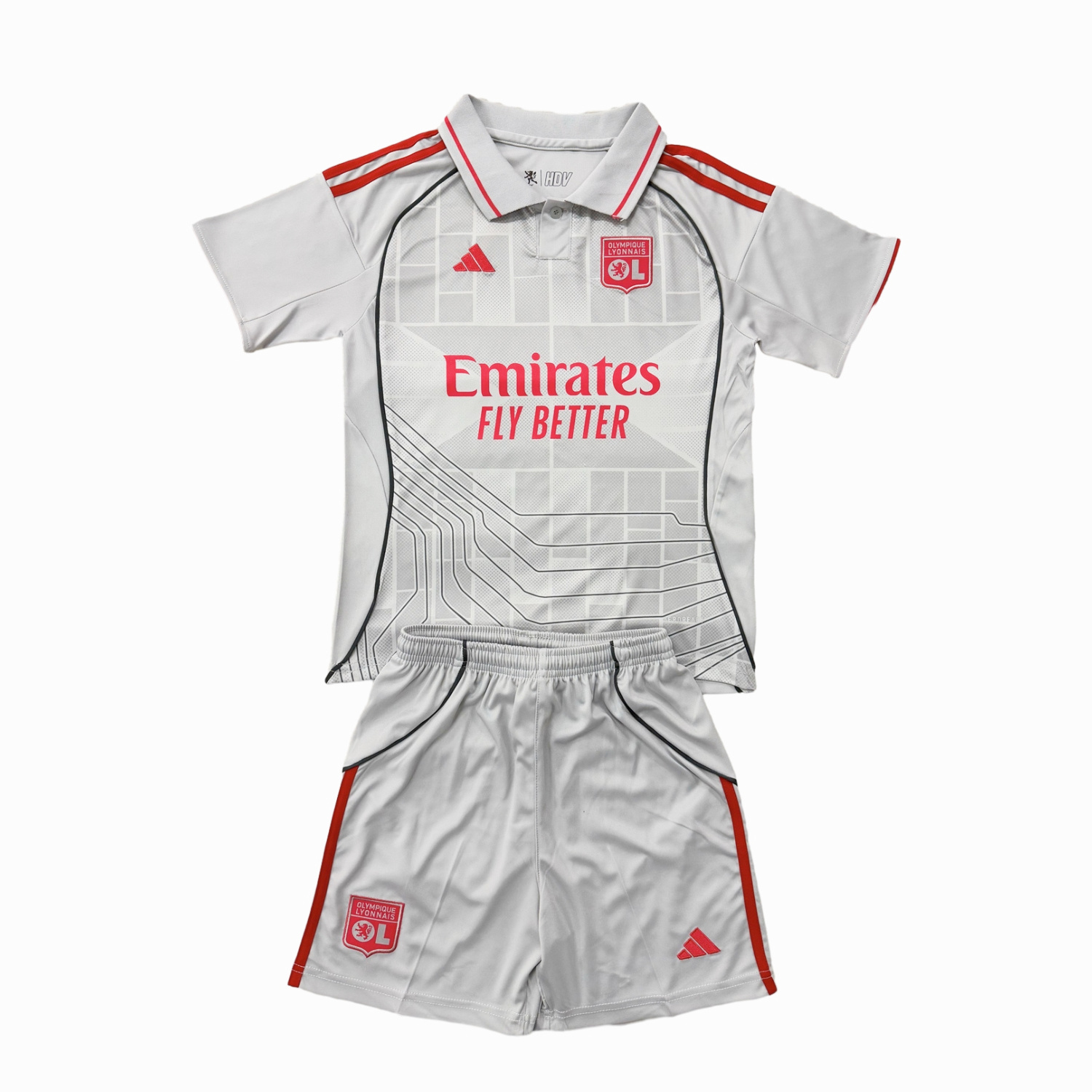 TKH-turbokithub-Lyon 25-26 Third Men's Adult Jersey Set - Fans Version