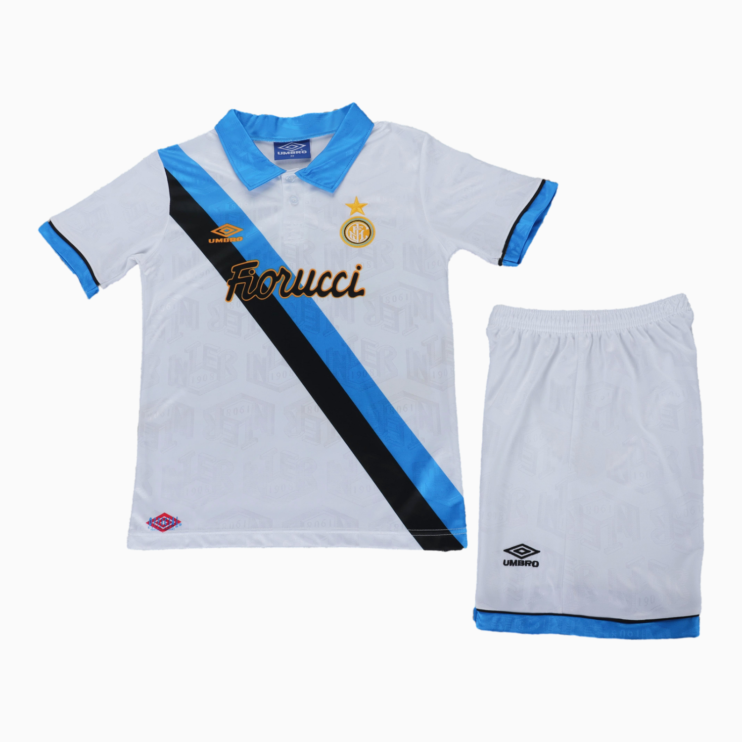 TKH-turbokithub-Retro Inter Milan 1994-95 Away Kids Kit