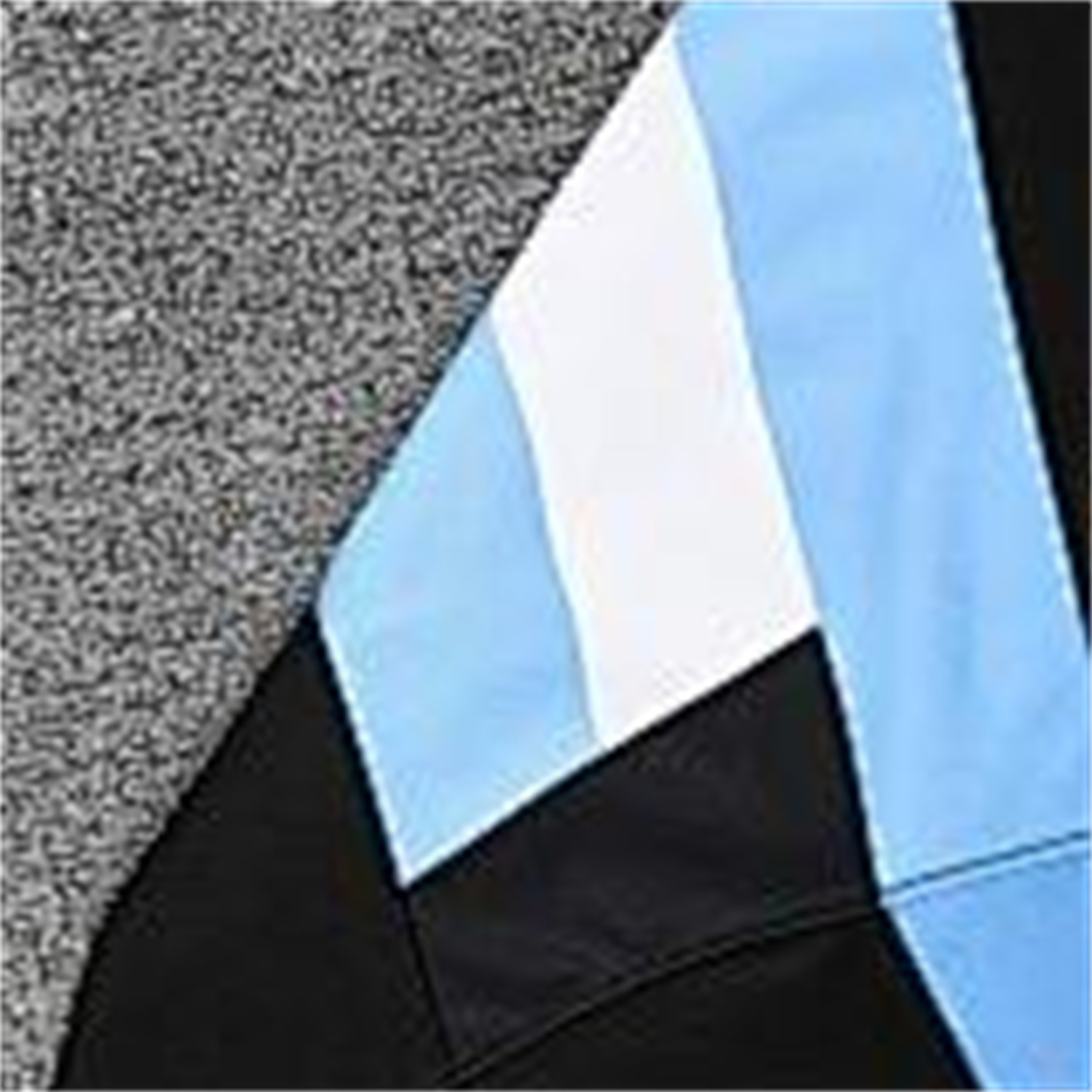TKH-turbokithub-Argentina 25-26 Short-Sleeve Training Set - Blue Stripes Black Top & Black Shorts