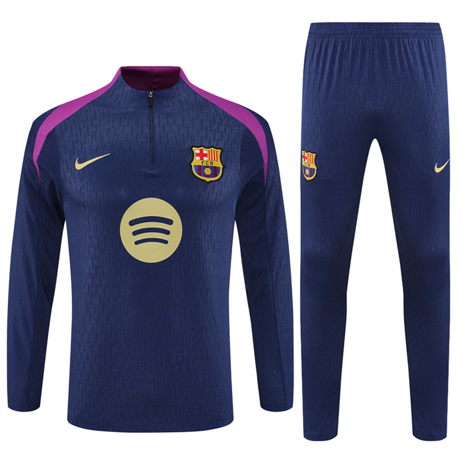 TKH-turbokithub-Barcelona 25-26 Long Sleeves Training Set - Royal Blue top & Royal Blue Pants