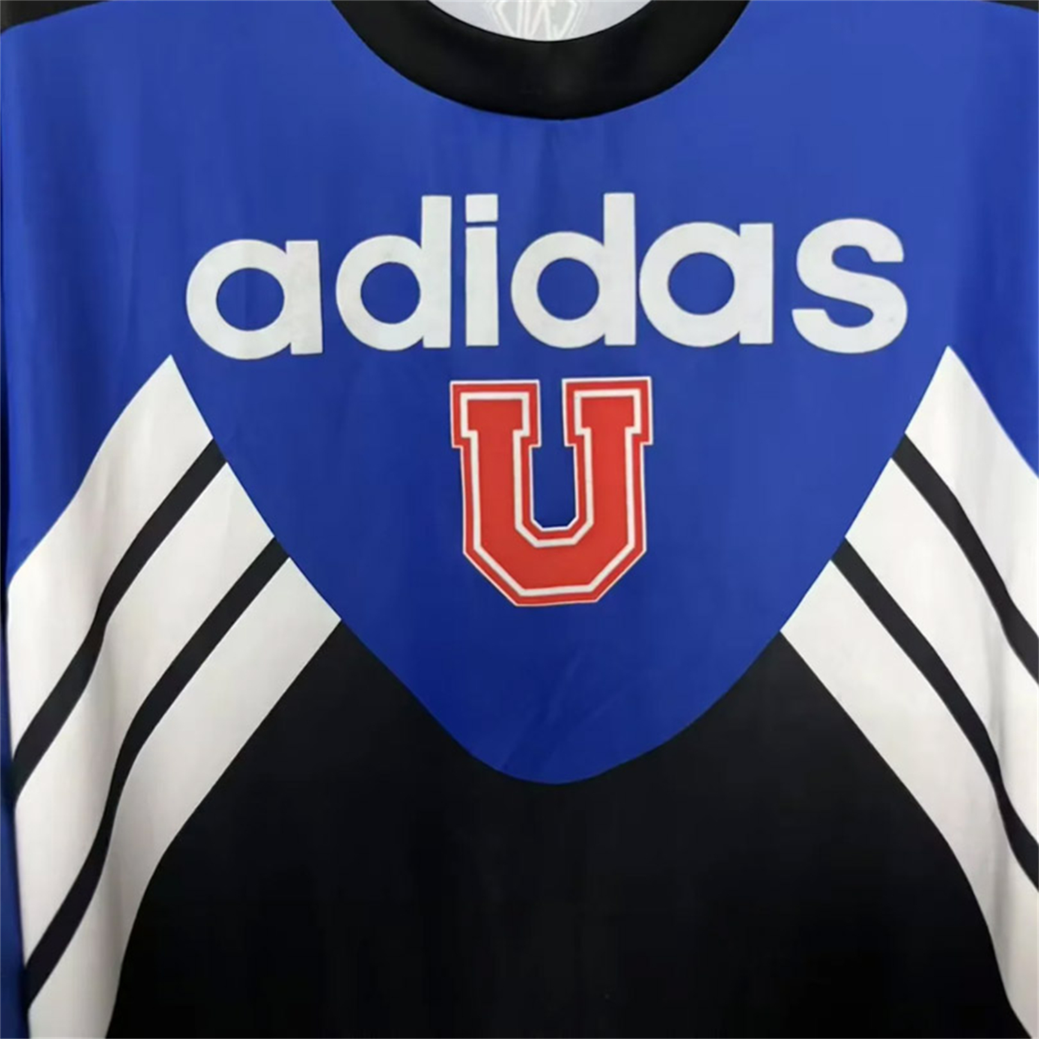 TKH-turbokithub-Universidad de Chile 26-27 Retro Style Blue Black White Stripes Jersey - Fans Version