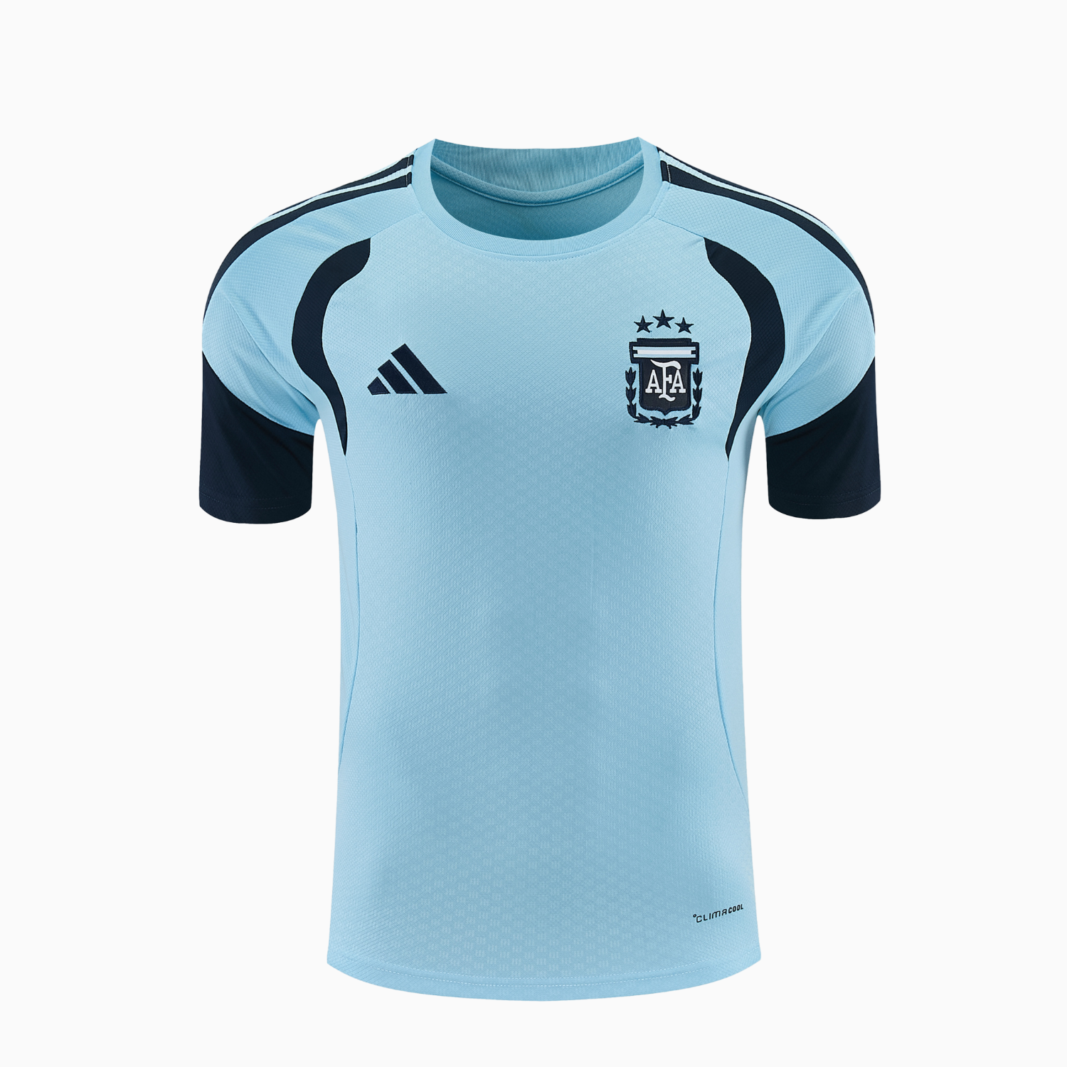 TKH-turbokithub-Argentina 2026 Short-Sleeve Training Set - Light Blue Top & Dark Blue Pants