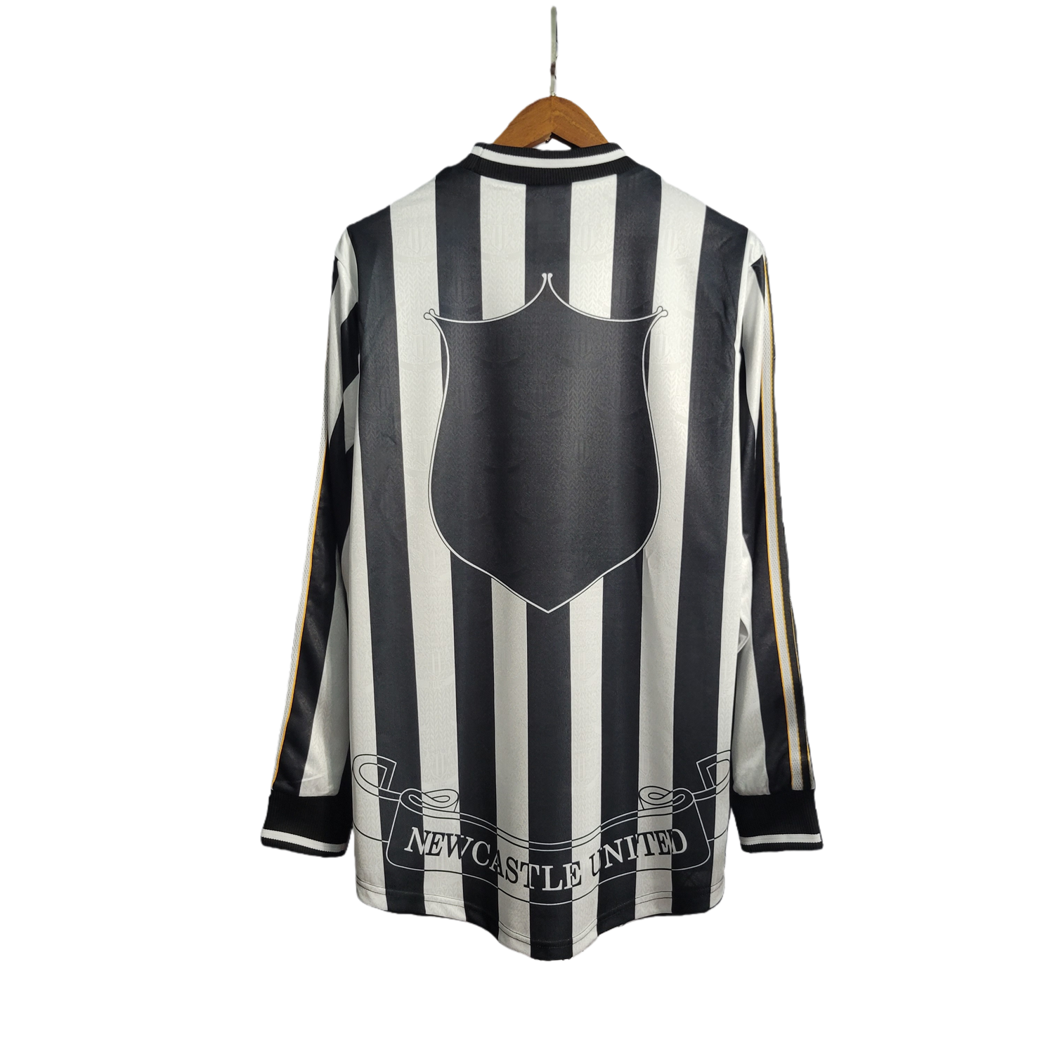 TKH-turbokithub-Retro Newcastle United 1997-99 Home Long Sleeve Jersey