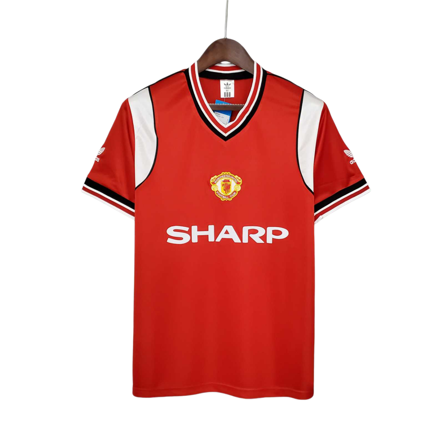 TKH-turbokithub-Retro Manchester United 85-86 Home Stadium Jersey
