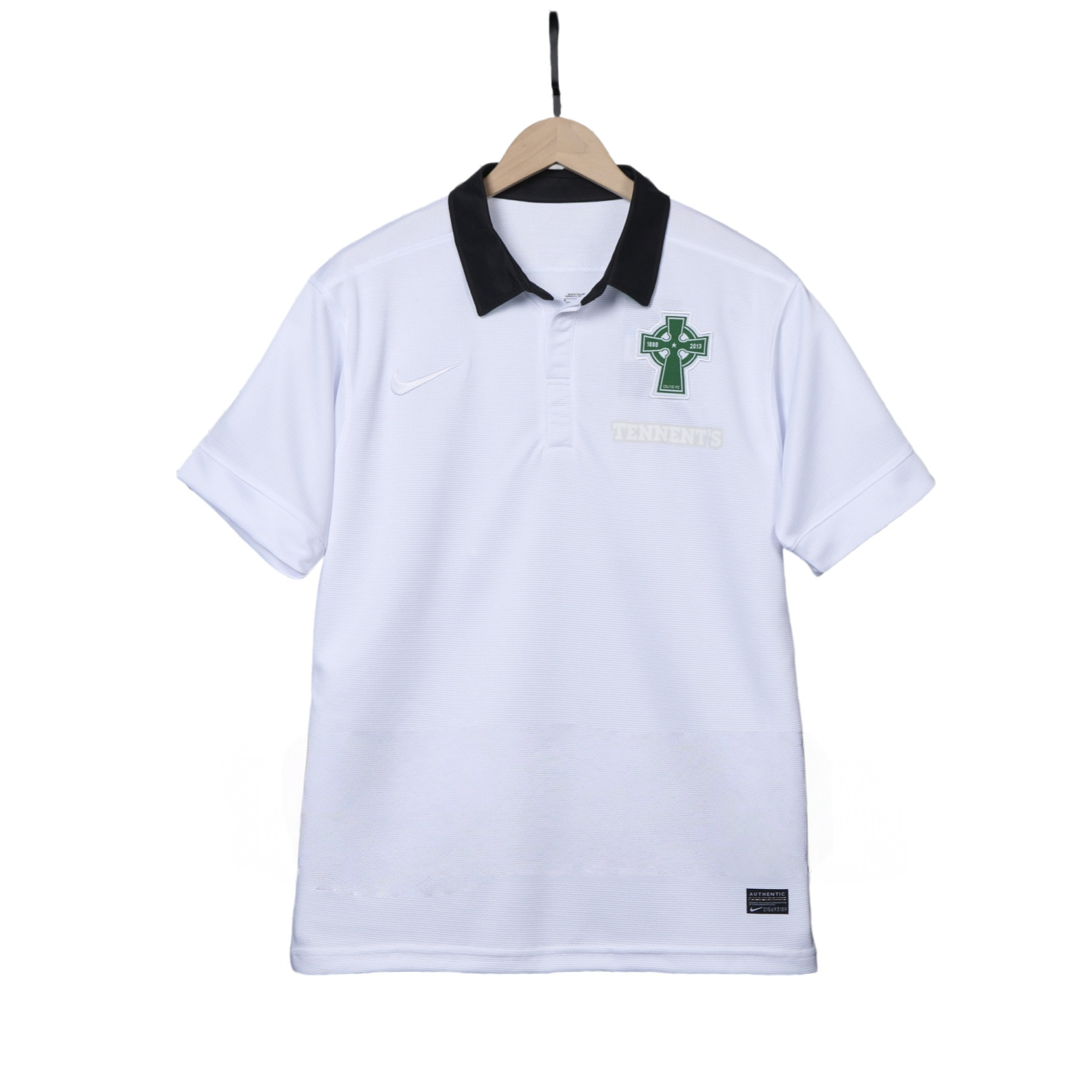 TKH-turbokithub-Retro Celtic 2012-13 Third 125th Anniversary White POLO Shirt