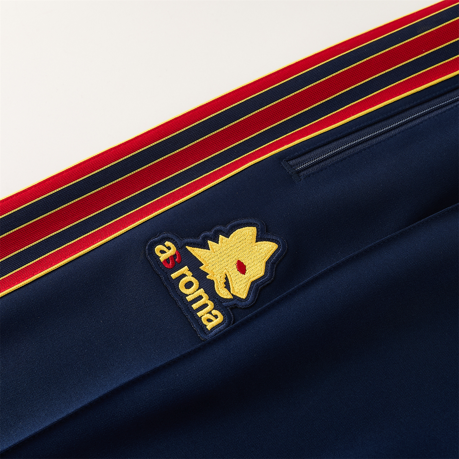 TKH-turbokithub-AS Roma 25-26 Originals LFSTLR Jacket Training Tracksuit - White Top and Blue Pant