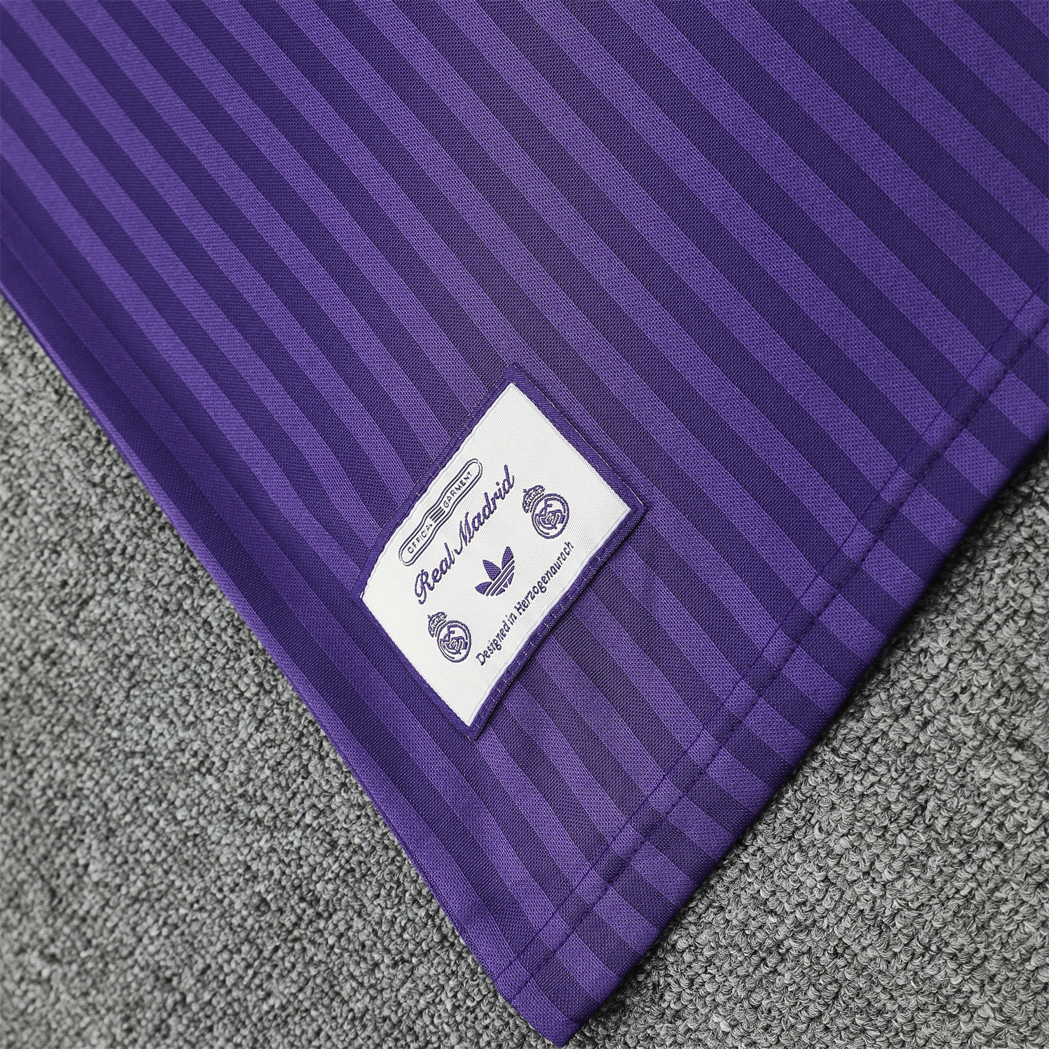 TKH-turbokithub-Real Madrid 25-26 Short-Sleeve Training Set - Pure Purple Top & Purple Shorts