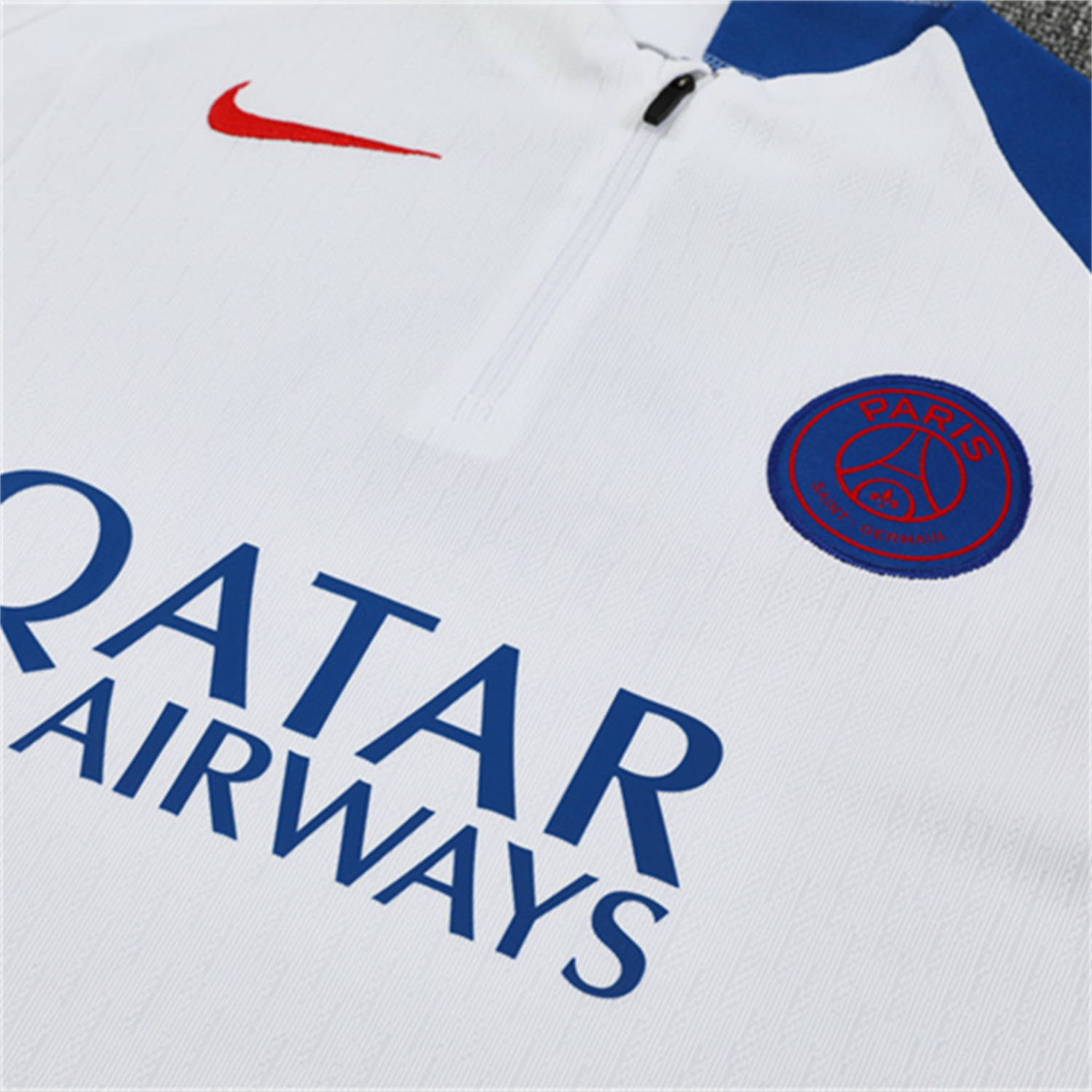 TKH-turbokithub-Paris Saint-Germain PSG 25-26 Kids Long Sleeve Training Set - Player Version - White Top and Black Pants