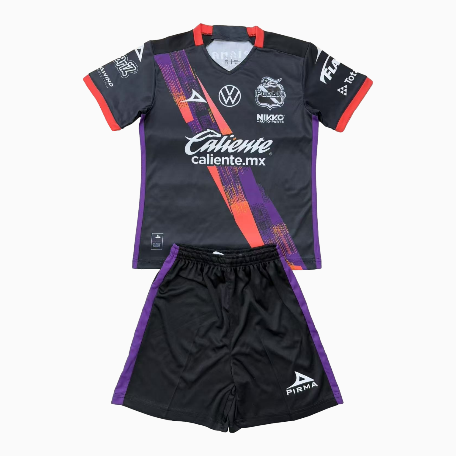 TKH-turbokithub-Club Puebla 25-26 Away Kids Kit