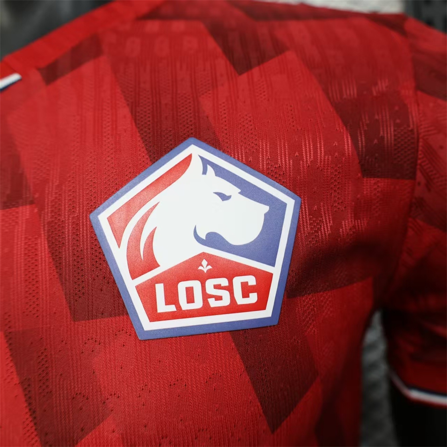 TKH-turbokithub-Lille 25-26 Home Red Jersey - Player Version
