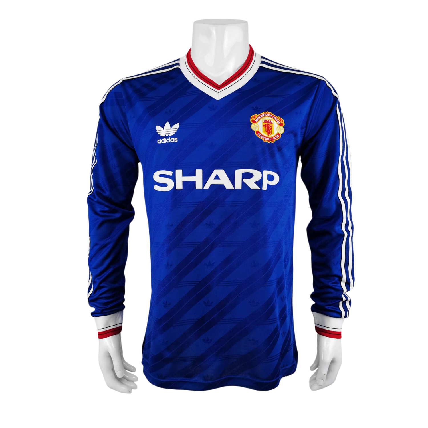 TKH-turbokithub-Retro Manchester United 86-88 Third Long Sleeve Jersey