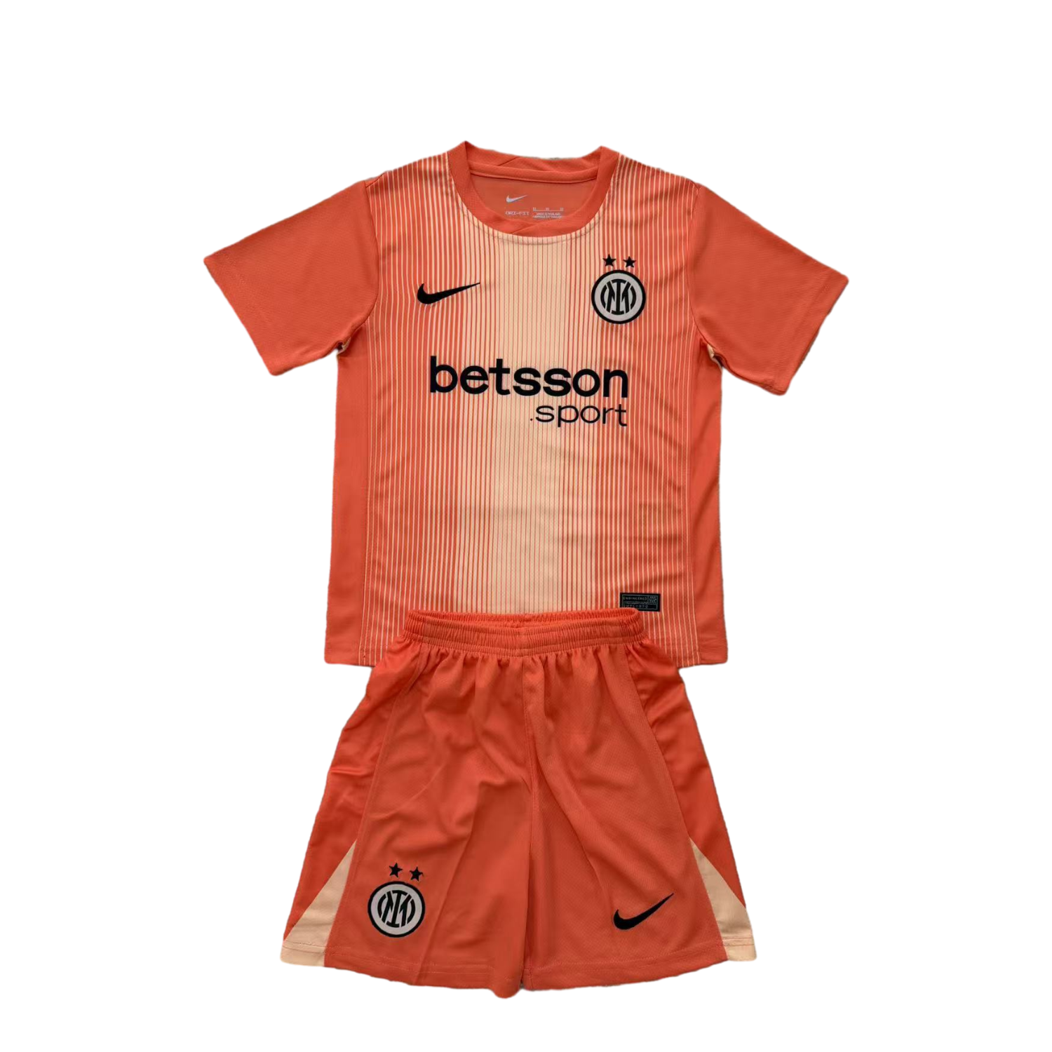 TKH-turbokithub-Inter Milan 25-26 Orange Goalkeeper Men's Adult Jersey Set - Fans Version