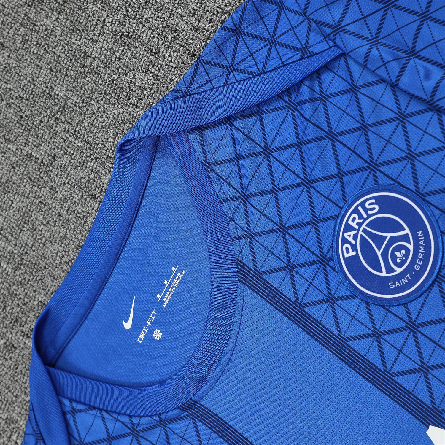 TKH-turbokithub-Paris Saint-Germain PSG 25-26 Short-Sleeve Training Set - Blue Top & Deep Blue Shorts