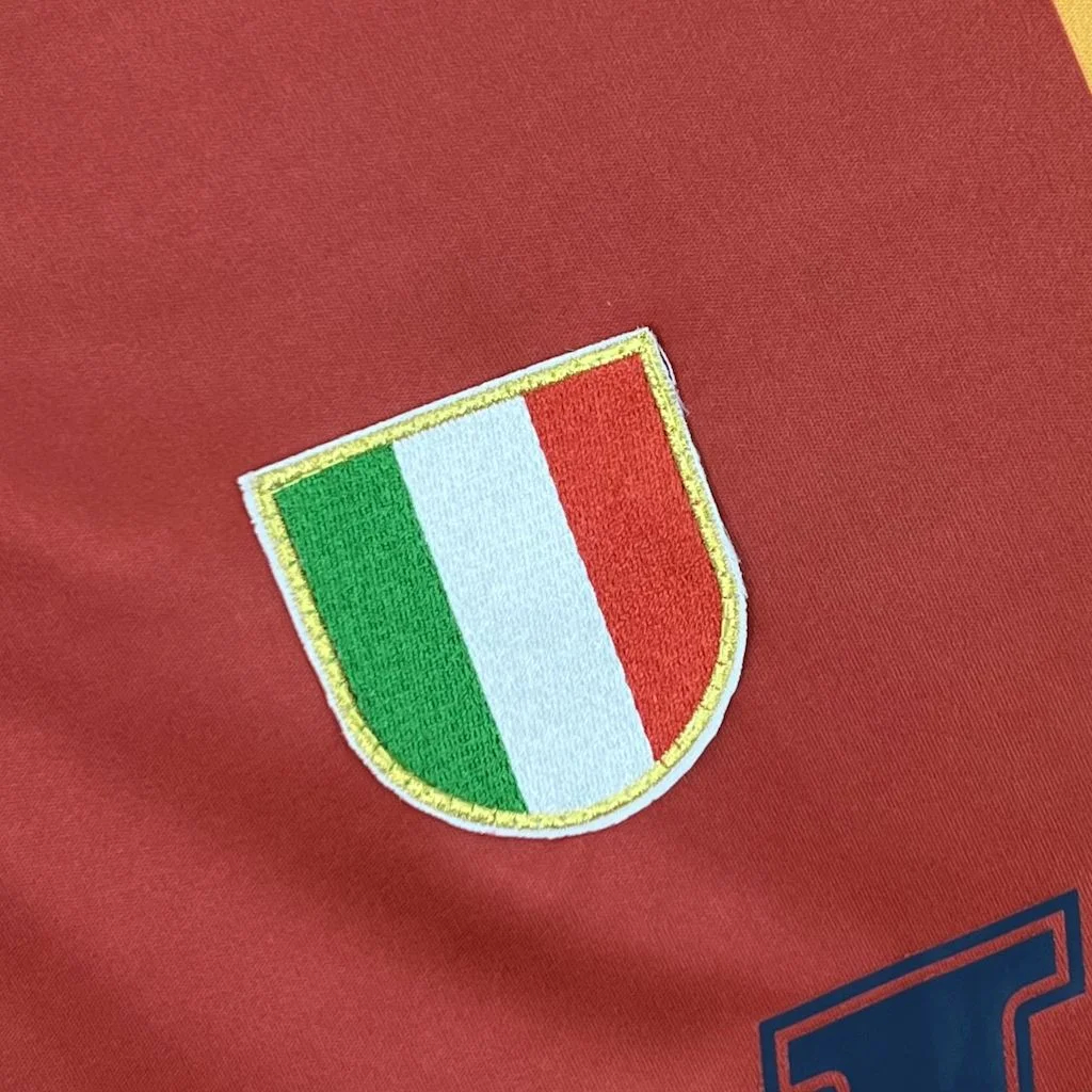 TKH-turbokithub-Retro Roma 2001-02 Home Long Sleeves Jersey