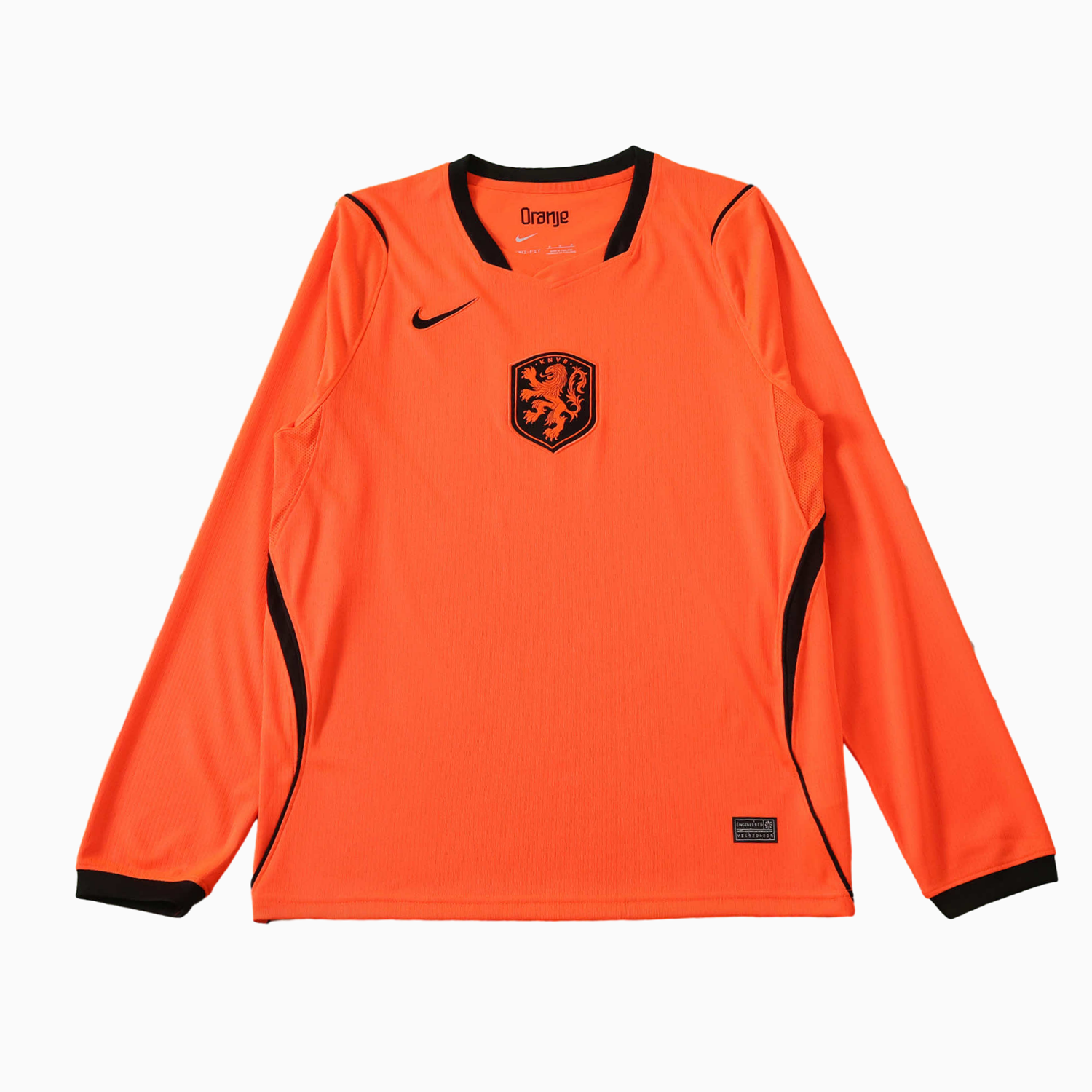 TKH-turbokithub-Netherlands 2026 Home Long Sleeves Jersey - Fans Version