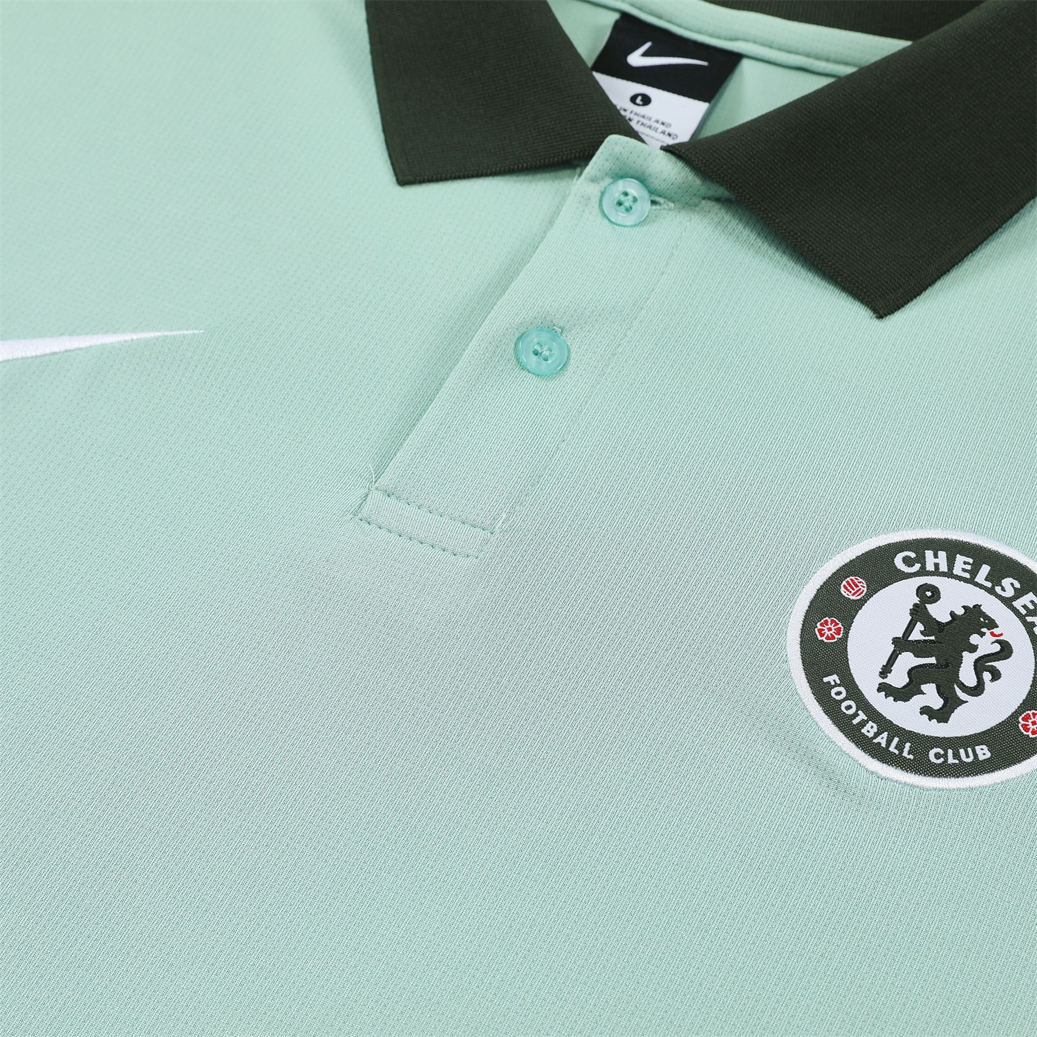 TKH-turbokithub-C.H.E.L.S.E.A 25-26 POLO Short-Sleeve Training Set - Light Green Top and Dark Green Pants