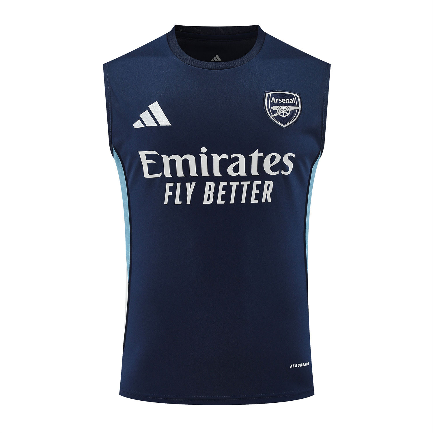TKH-turbokithub-Arsenal 25-26 Vest Training Set - Deep Blue Vest and Shorts