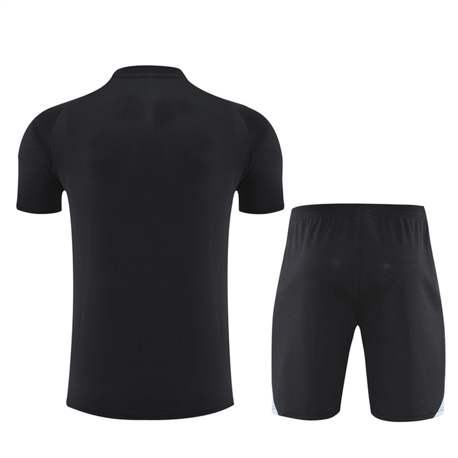 TKH-turbokithub-INT M.A.M 25-26 Short-Sleeve Training Set - Black Top and Shorts